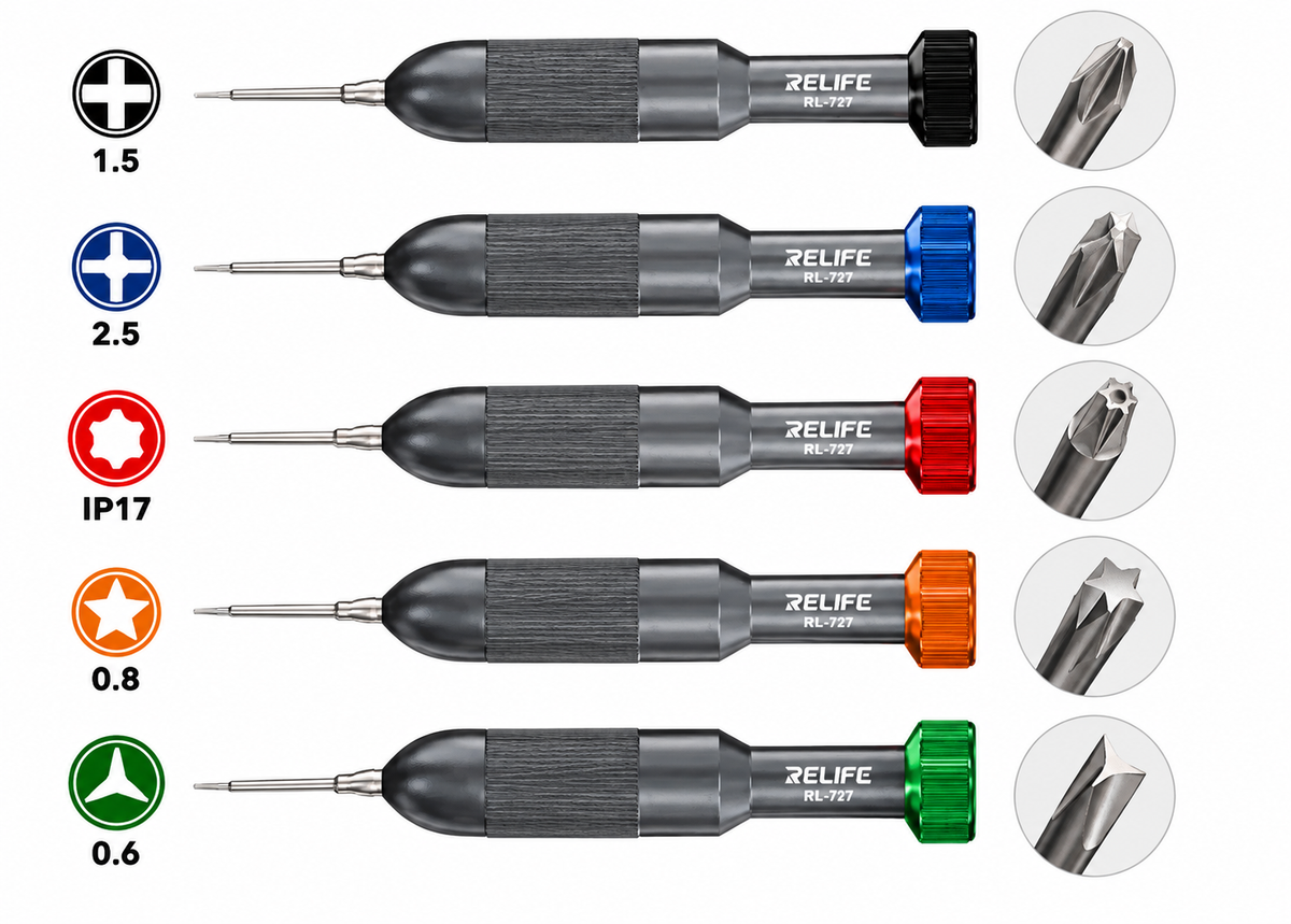 SET DE DESTORNILLADORES PARA PRECISIÓN RELIFE RL-717A