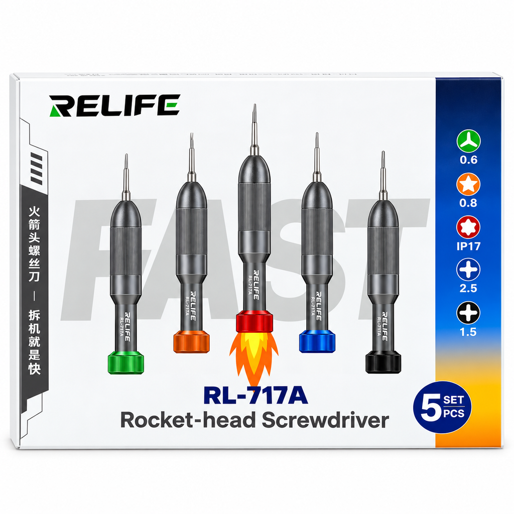 SET DE DESTORNILLADORES PARA PRECISIÓN RELIFE RL-717A