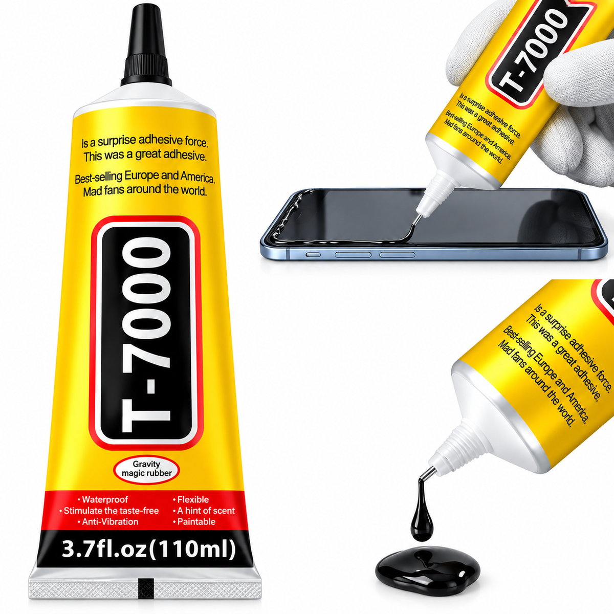PEGANTE T-7000 NEGRO